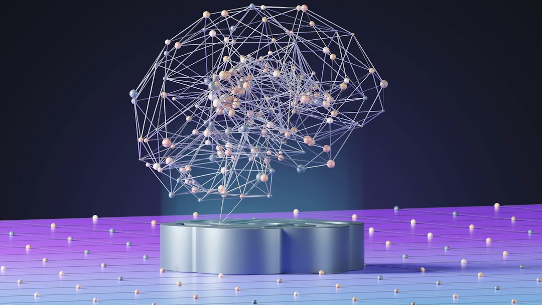 Abstract digital network representing artificial intelligence and the need for safeguards