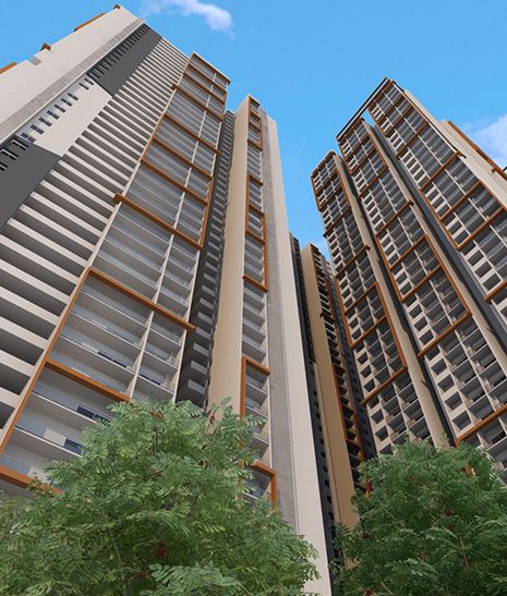 Candeur Lakescape residential high-rise towers in Kondapur, Hyderabad