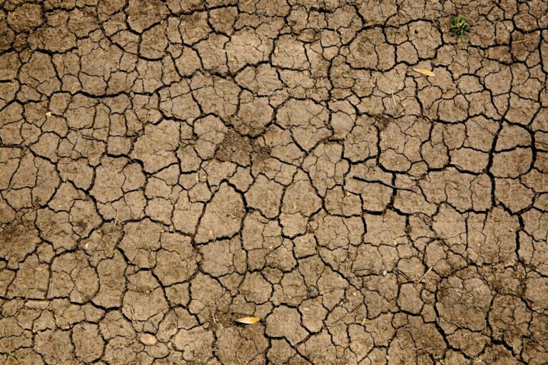 Cracked dry soil illustrating drought risk during a strong El Nino forecast