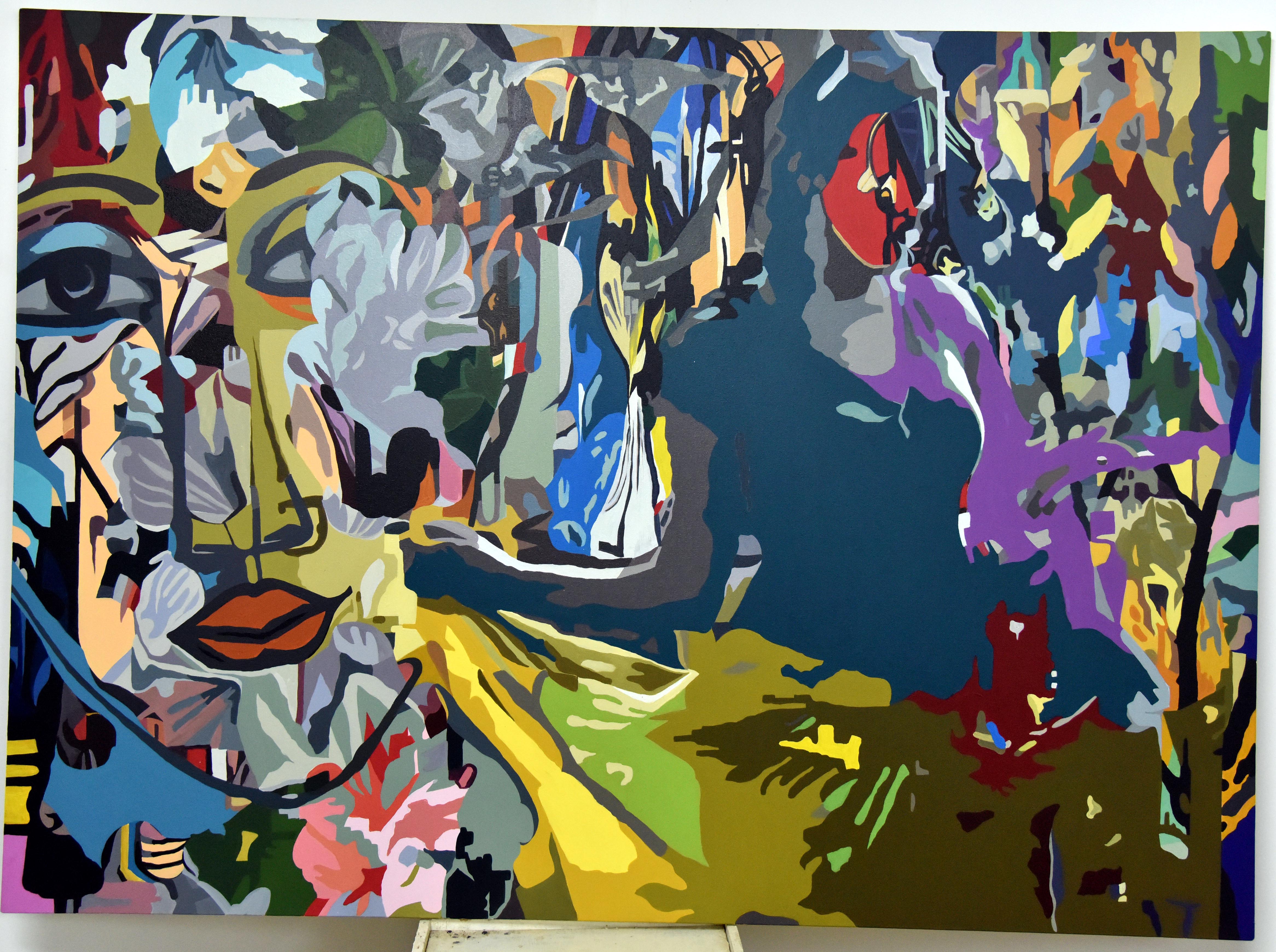Painting, Hyderabadi Artist, Hyderabad, Fawad Tamkanath, Gawah Weekly
