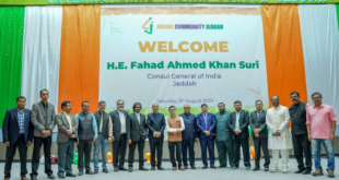 Indian Community in Jeddah Welcomes New Consul General, Fahad Ahmed Khan Suri