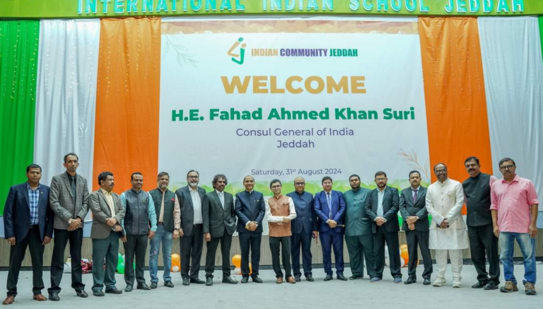 Indian Consul General in Jeddah Fahad Khan Suri at International Indian School Jeddah