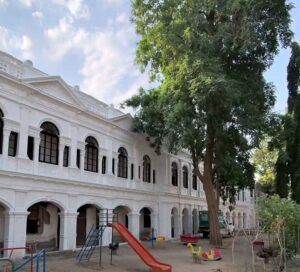 Purani Haveli Hyderabad's Asaf Jahi Wing at Mukarram Jah School.jpeg